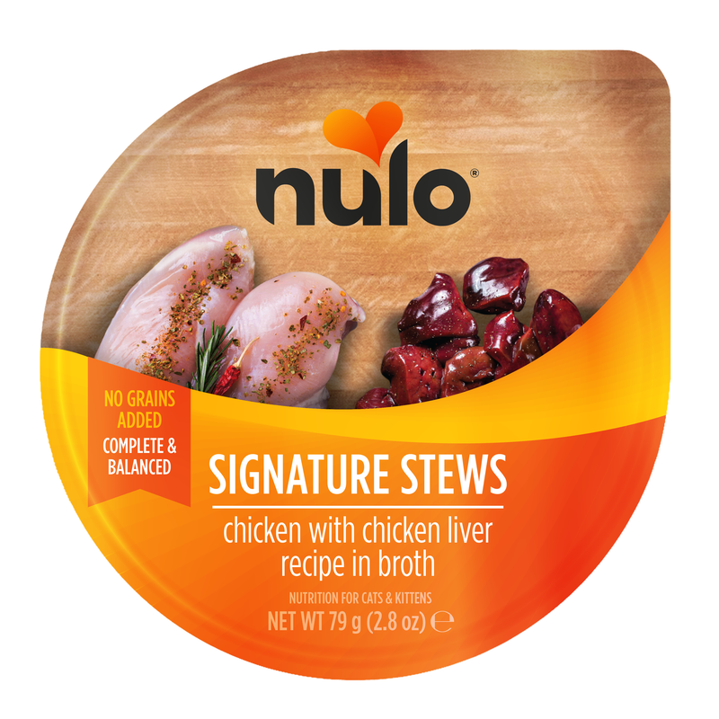 Ragoût Nulo de poulet et de foie de poulet pour chats et chatons