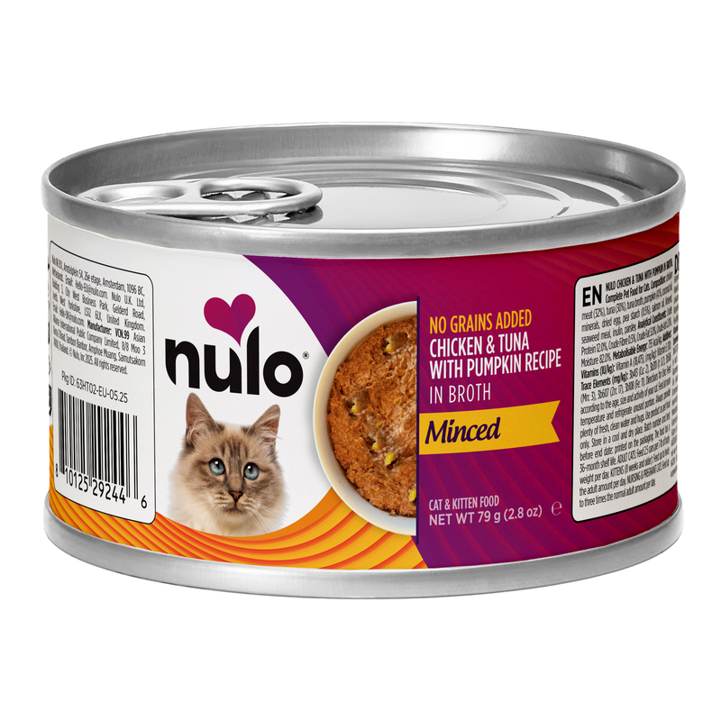 Recette de thon haché et de citrouille pour chats et chatons Nulo